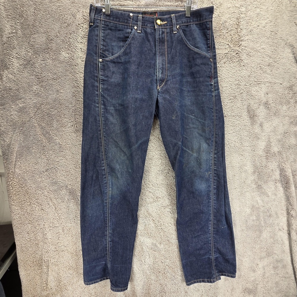 Vintage Levis Engineered Jeans Mens Blue Twisted Zip Fly Medium Wash Fits 32x30